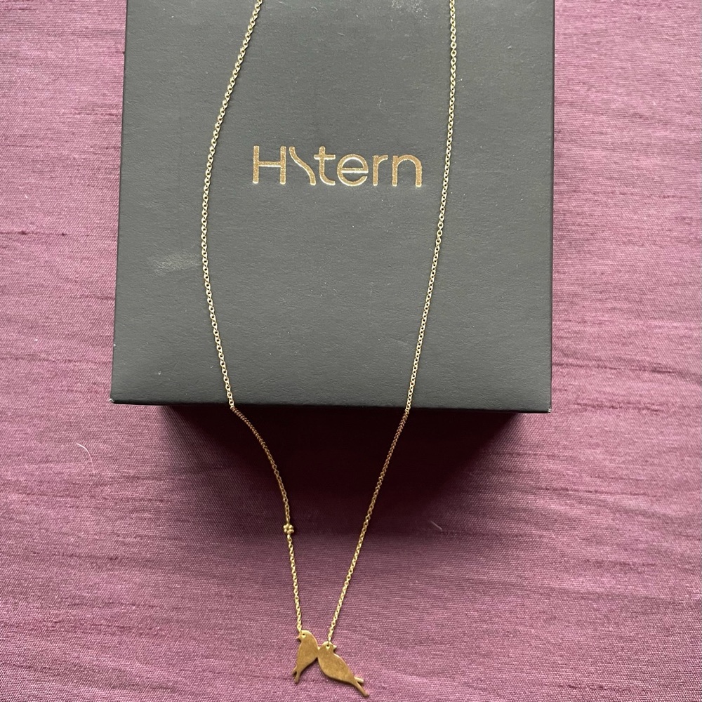 H. Stern 18K Gold Love Birds Necklace with Diamond - Picture 5 of 6